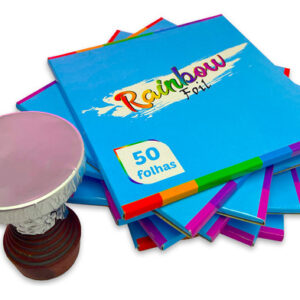 Alumínio Rainbow com 50 folhas