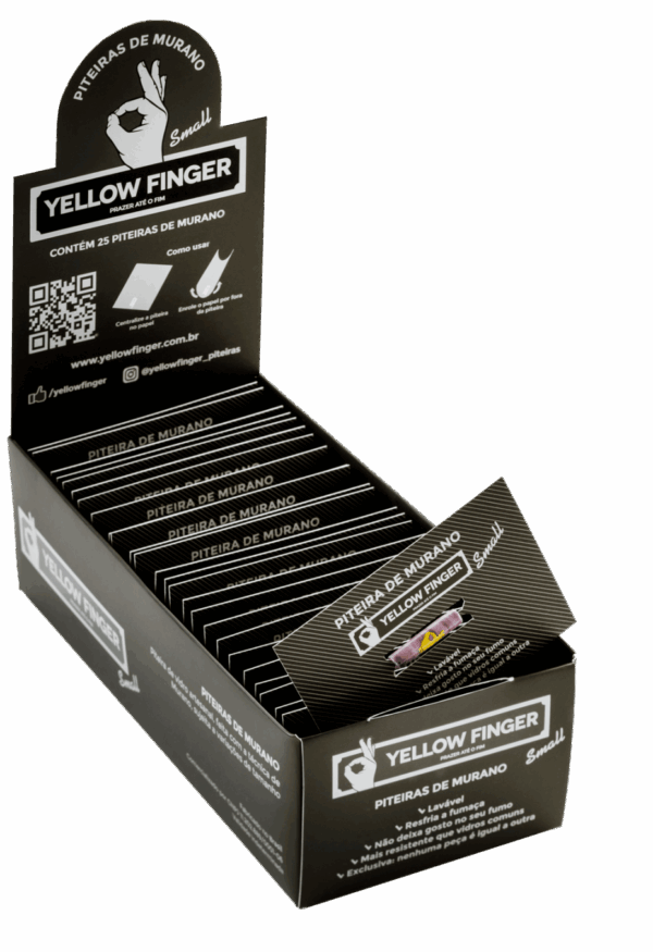 Piteira de Murano Yellow Finger