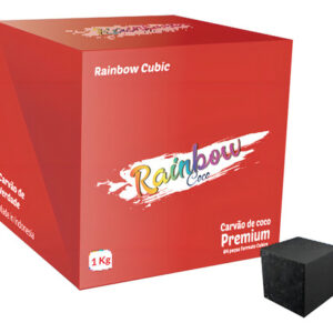 Carvão Rainbow Coco Cubic 1kg