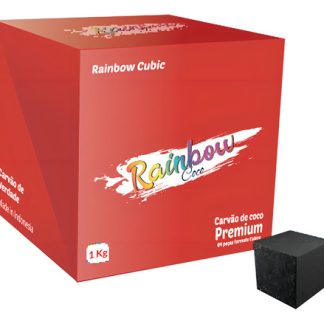 Carvão Rainbow Coco Cubic 1kg