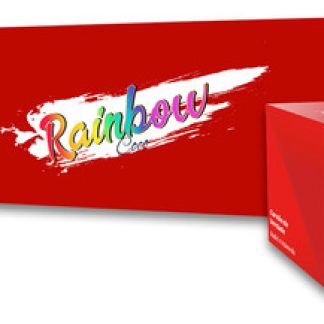 Box 10 kg carvão Rainbow cubic 1 kg
