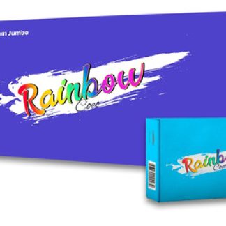 Box 10 kg carvão Rainbow 500 gr